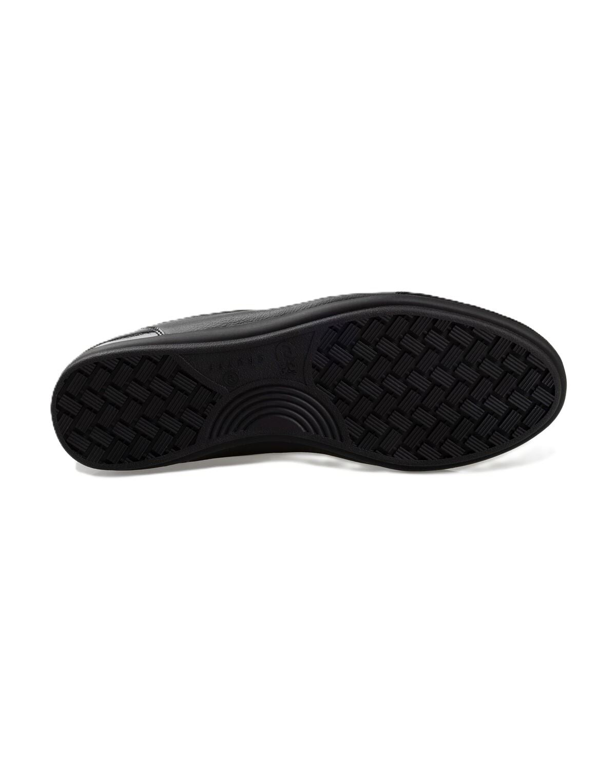 Cruyff Recoupa Baskets Noires En Cuir Pour Hommes