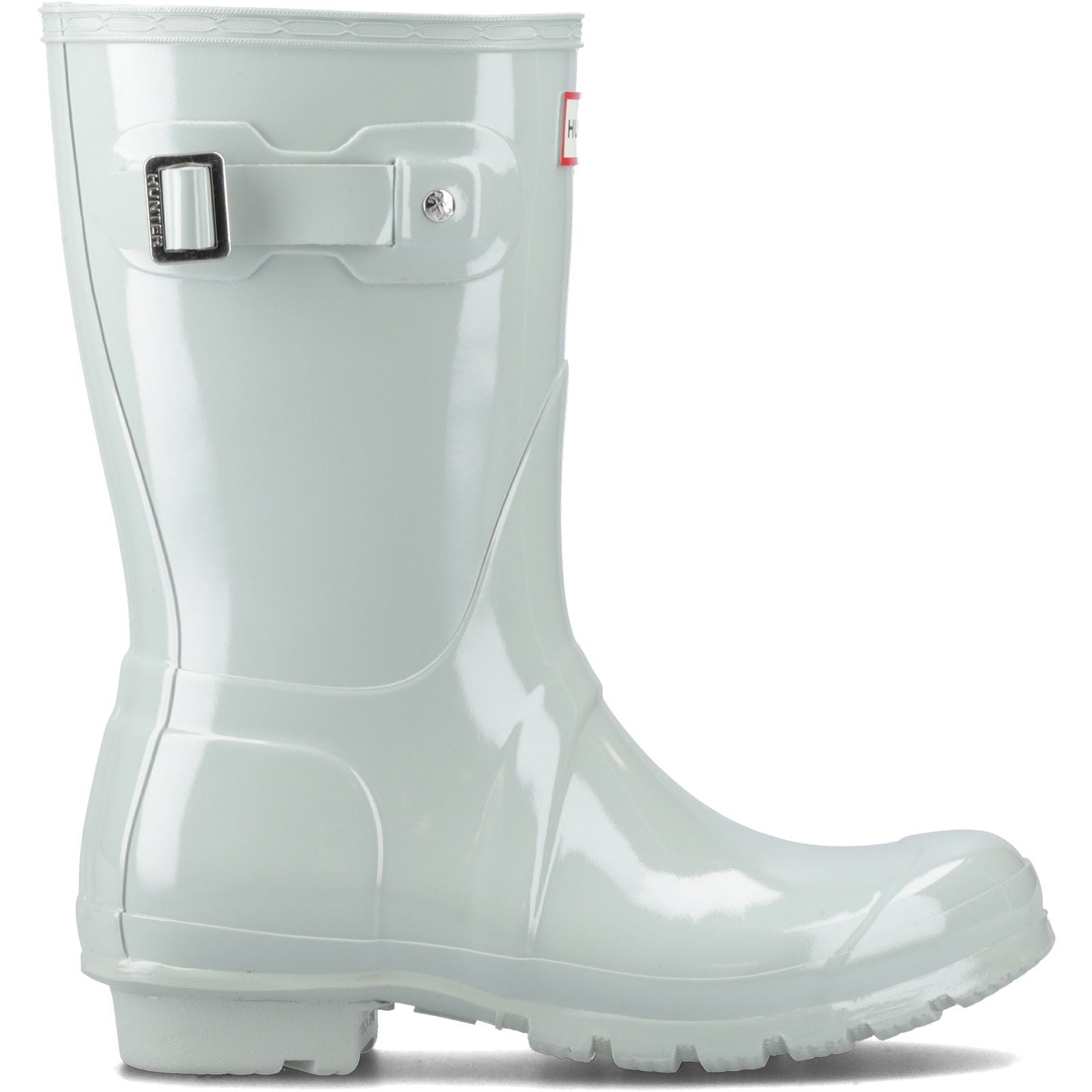 Hunter Original Short Bottes En Caoutchouc Pour Femmes De Couleur Vert D'eau