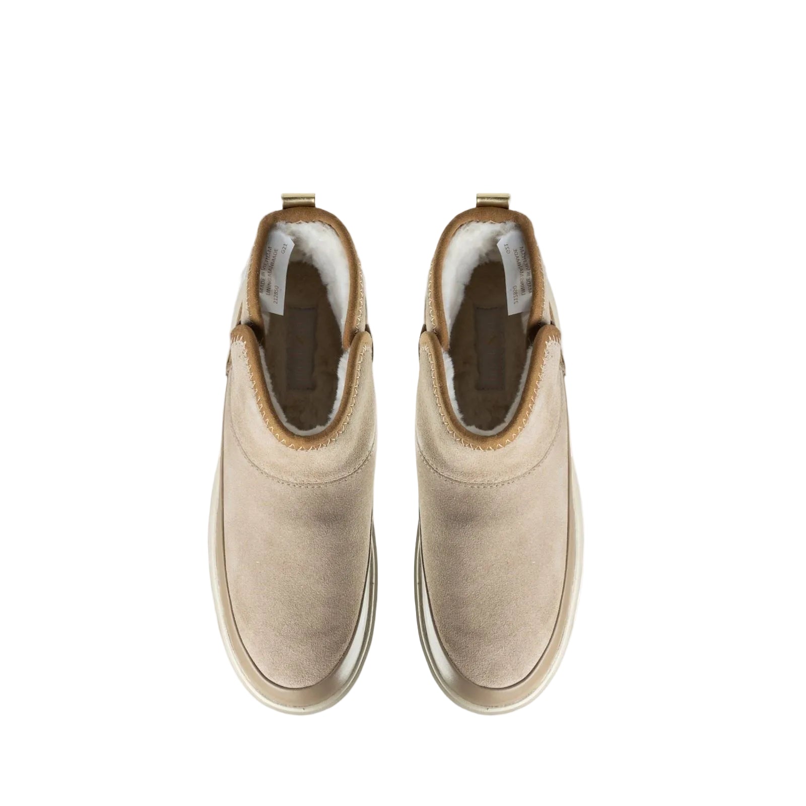 Cole Haan Generation ZeroGrand Bottes En Cuir Beige Pour Femmes