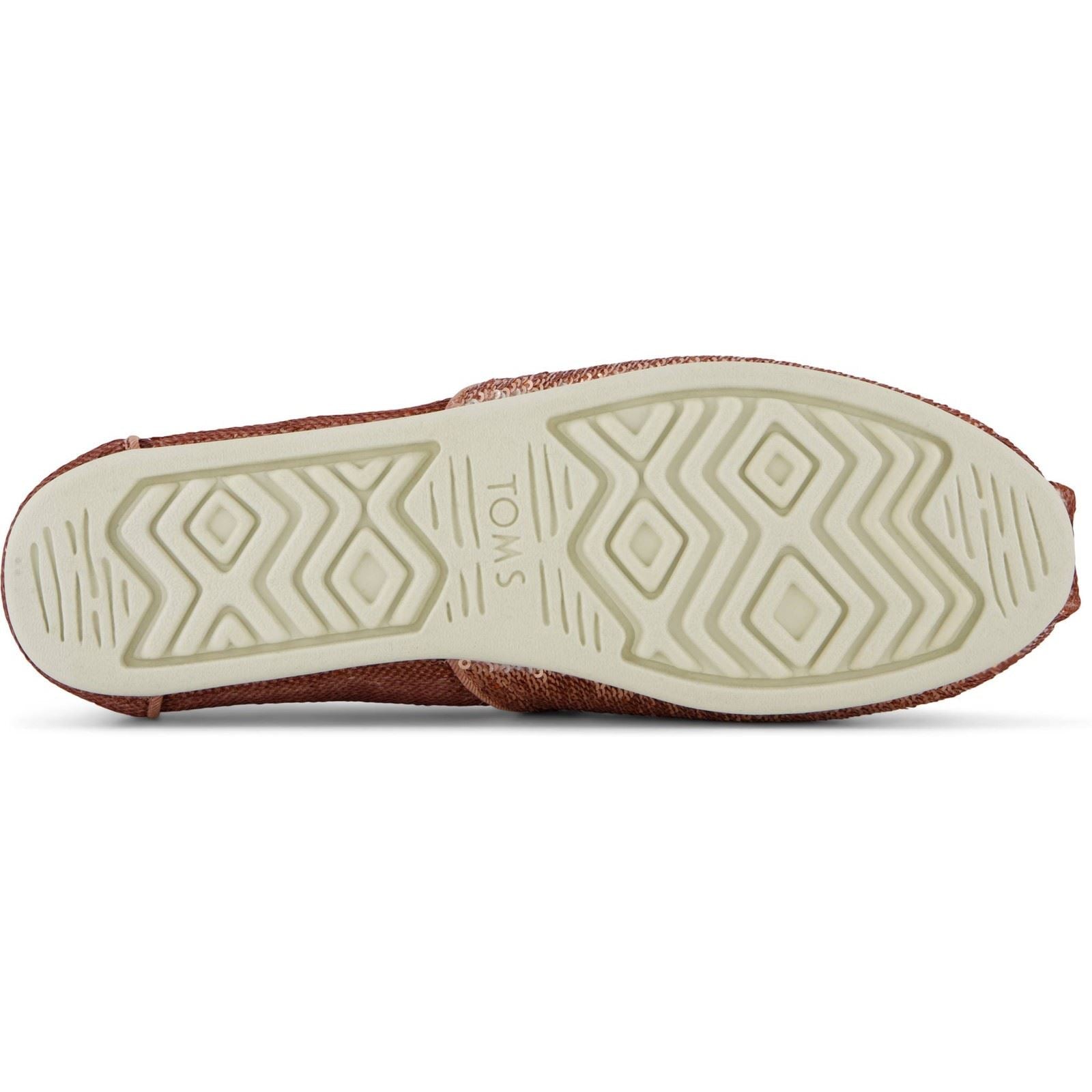 TOMS Alpargata Sequins Espadrilles Roses En Textile Pour Femmes