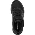Skechers Microspec Texlor Chaussures De Sport Noires Pour Garçons En Polyester