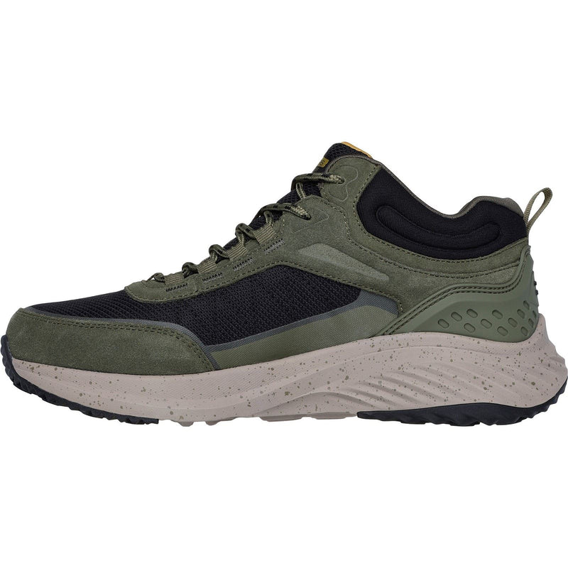Skechers Bounder Rse Bottes De Randonnée En Cuir Pour Hommes, Olive/Noir
