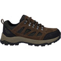 Hi-Tec Bandera Expedition Low Chaussures De Randonnée Pour Homme En Cuir Brun Fumé/kaki