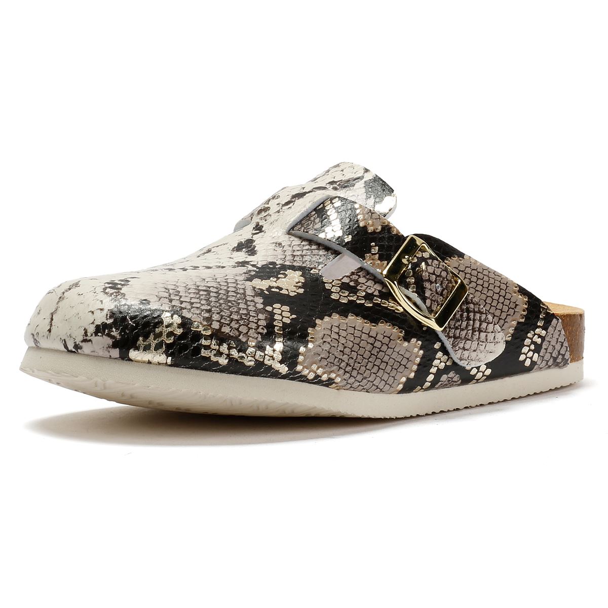 Penguin Poppy Mules Grises Pour Femmes