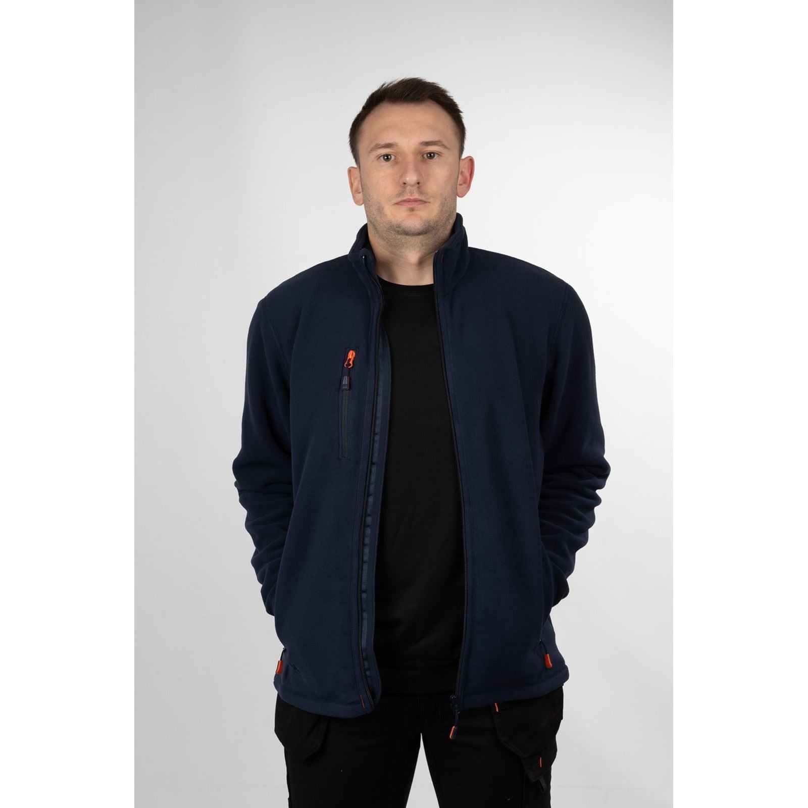 Helly Hansen Workwear Oxford Veste En Polaire Bleue Pour Homme