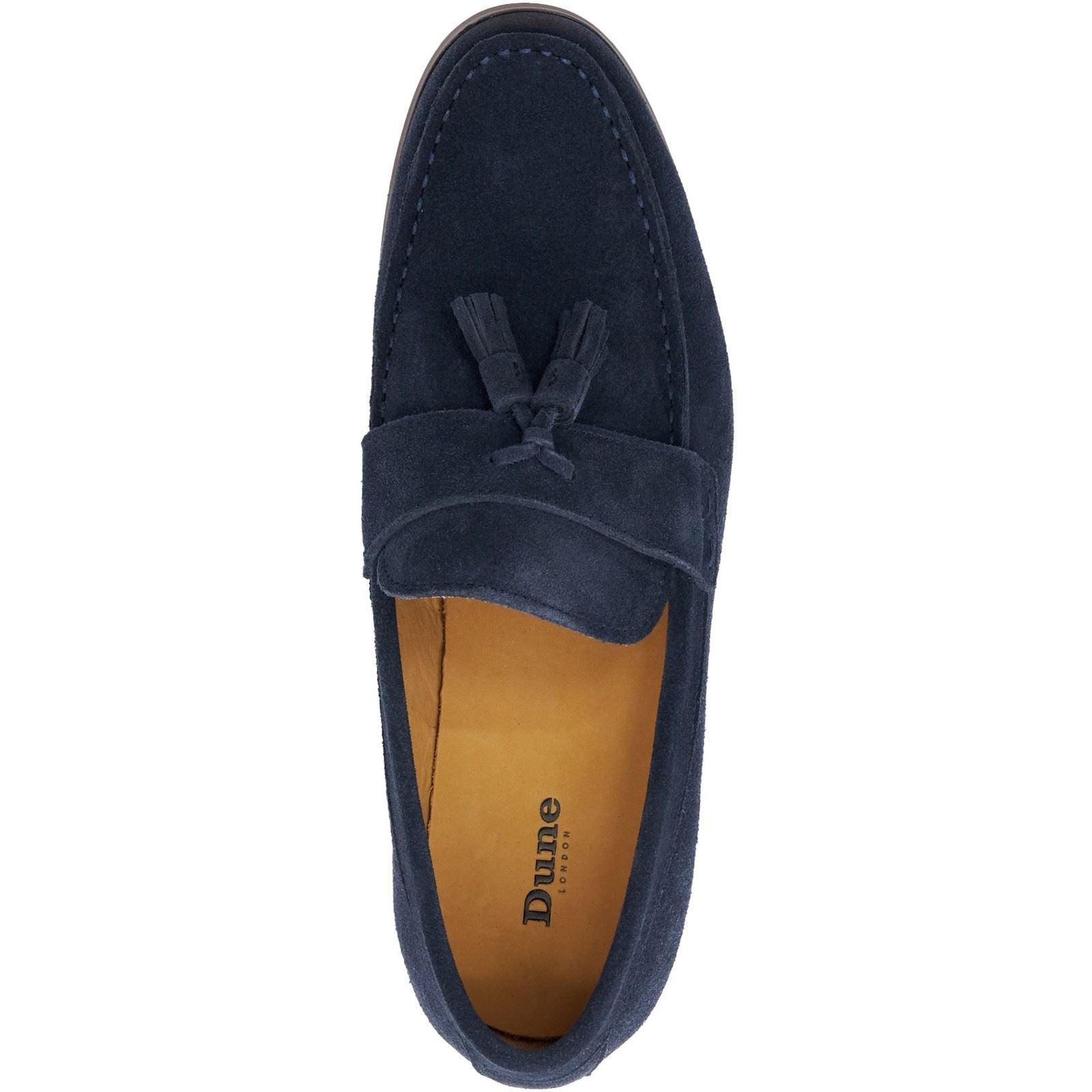 Dune Blaikes Mocassins En Suède Pour Homme Navy
