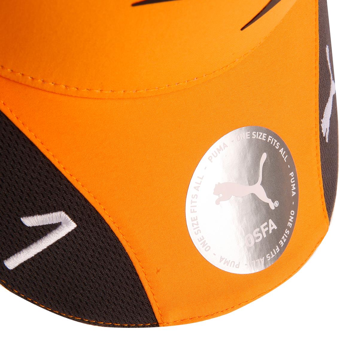 Puma Mclaren Replica Norris Casquettes En Polyester Papaye/Noir