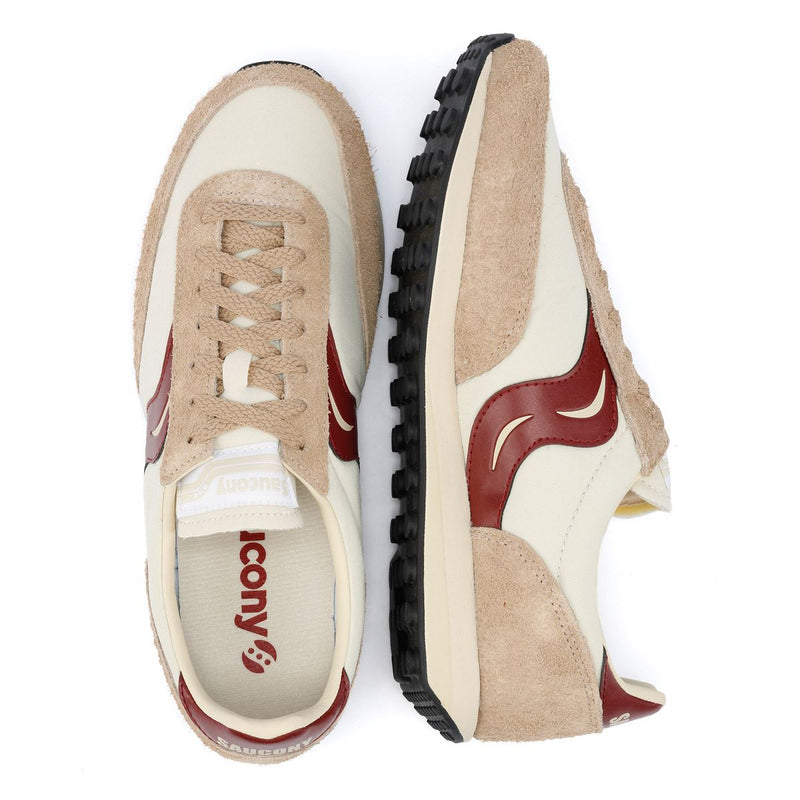 Saucony Trainer 80 Original Baskets En Daim Beige