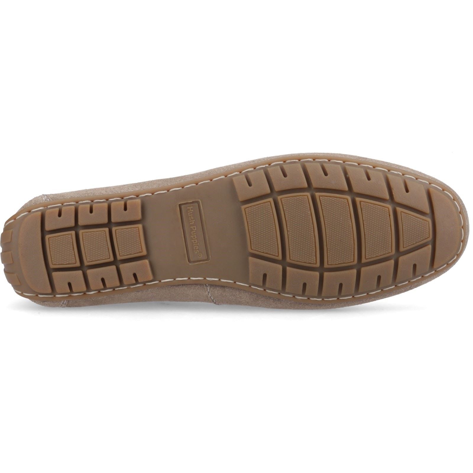 Hush Puppies Ralph Suede Mocassins En Cuir Pour Hommes Taupe