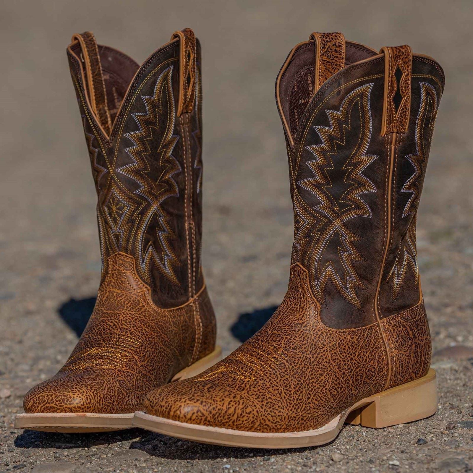 Durango Rebel Pro Lite Bottes En Cuir Pour Hommes Couleur Tan/tabac Rustique