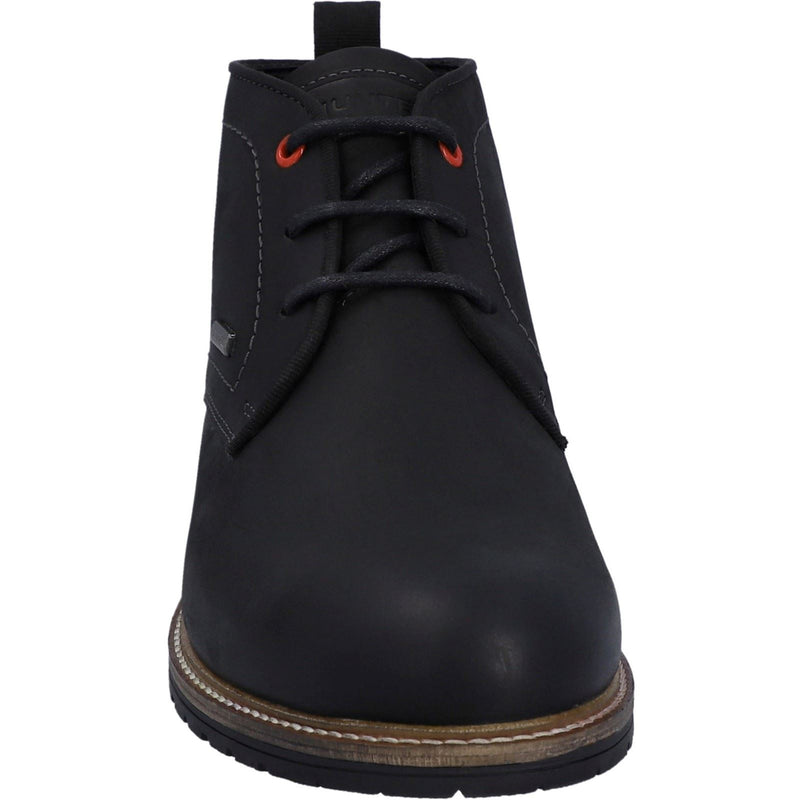 Hunter Jura Bottes Noires En Cuir Pour Hommes