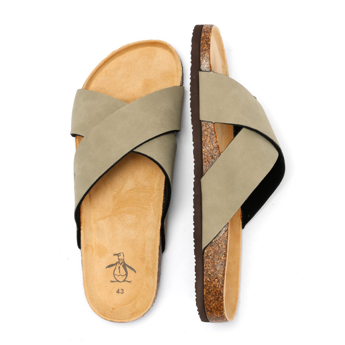 Penguin Pack Sandales Beiges Pour Hommes