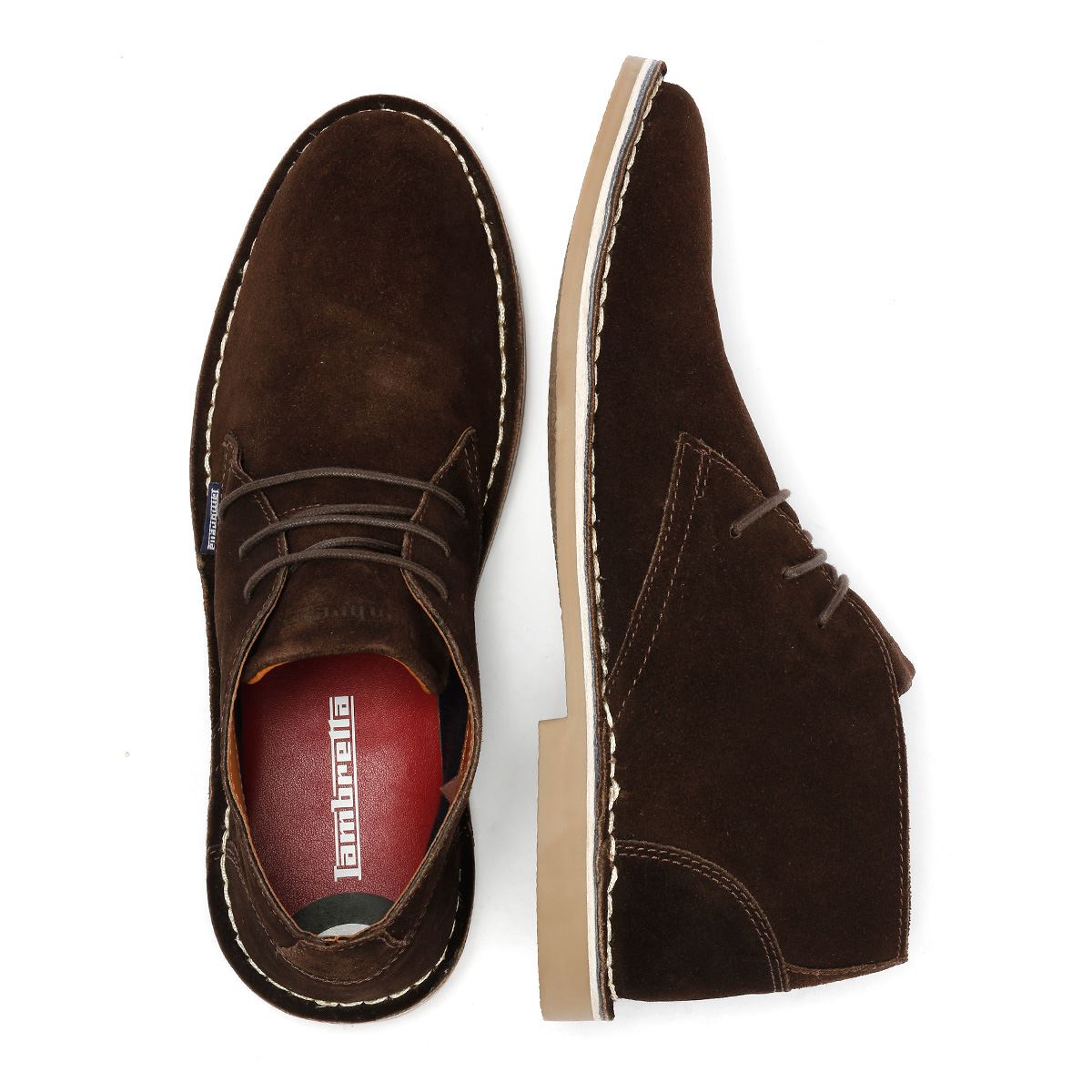Lambretta Chiswick Bottes Brunes Pour Hommes En Suède