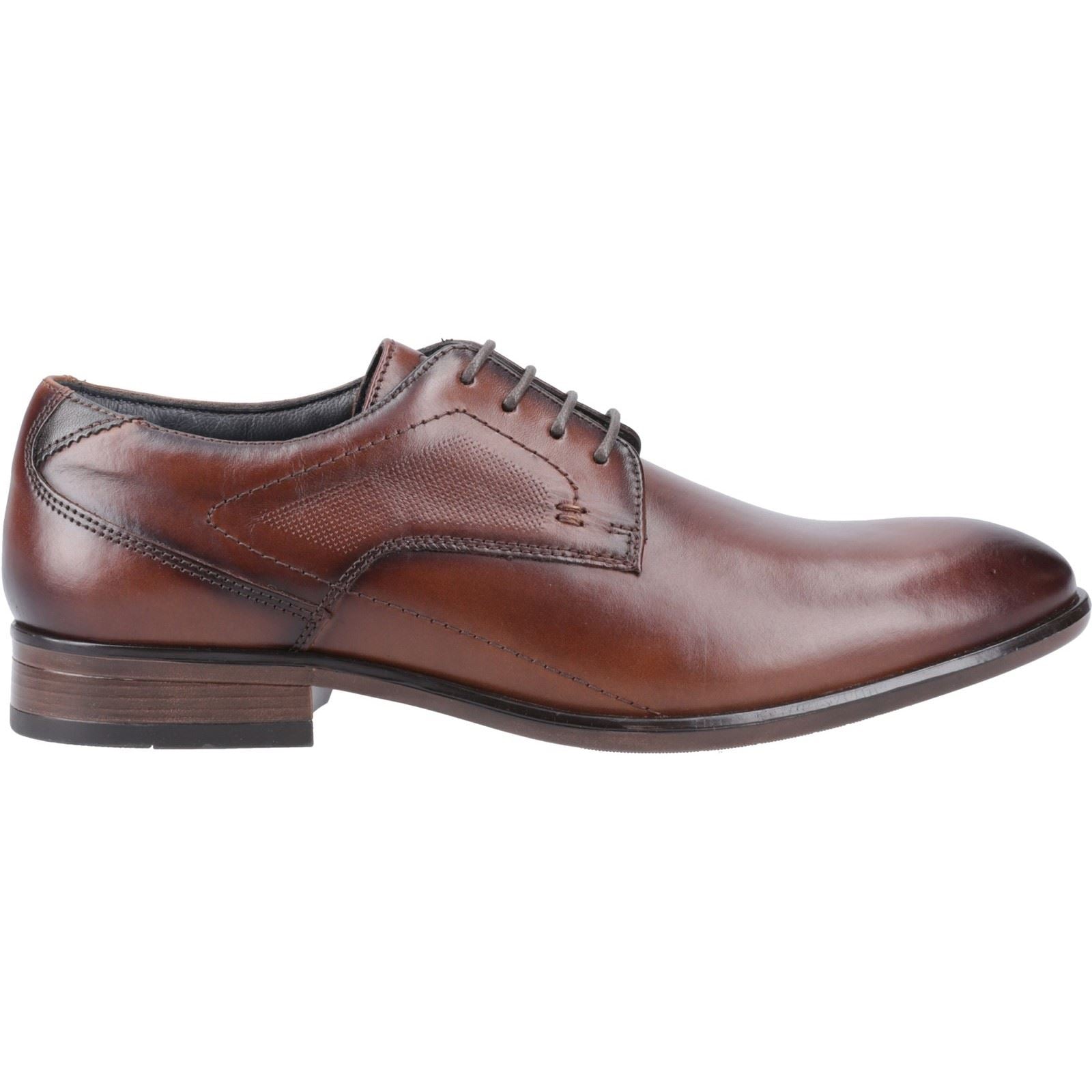 Pod Carl Chaussures À Lacets Cognac En Cuir Pour Hommes