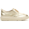 Hush Puppies Joy Chaussures Richelieu Pour Femmes En Cuir Champagne