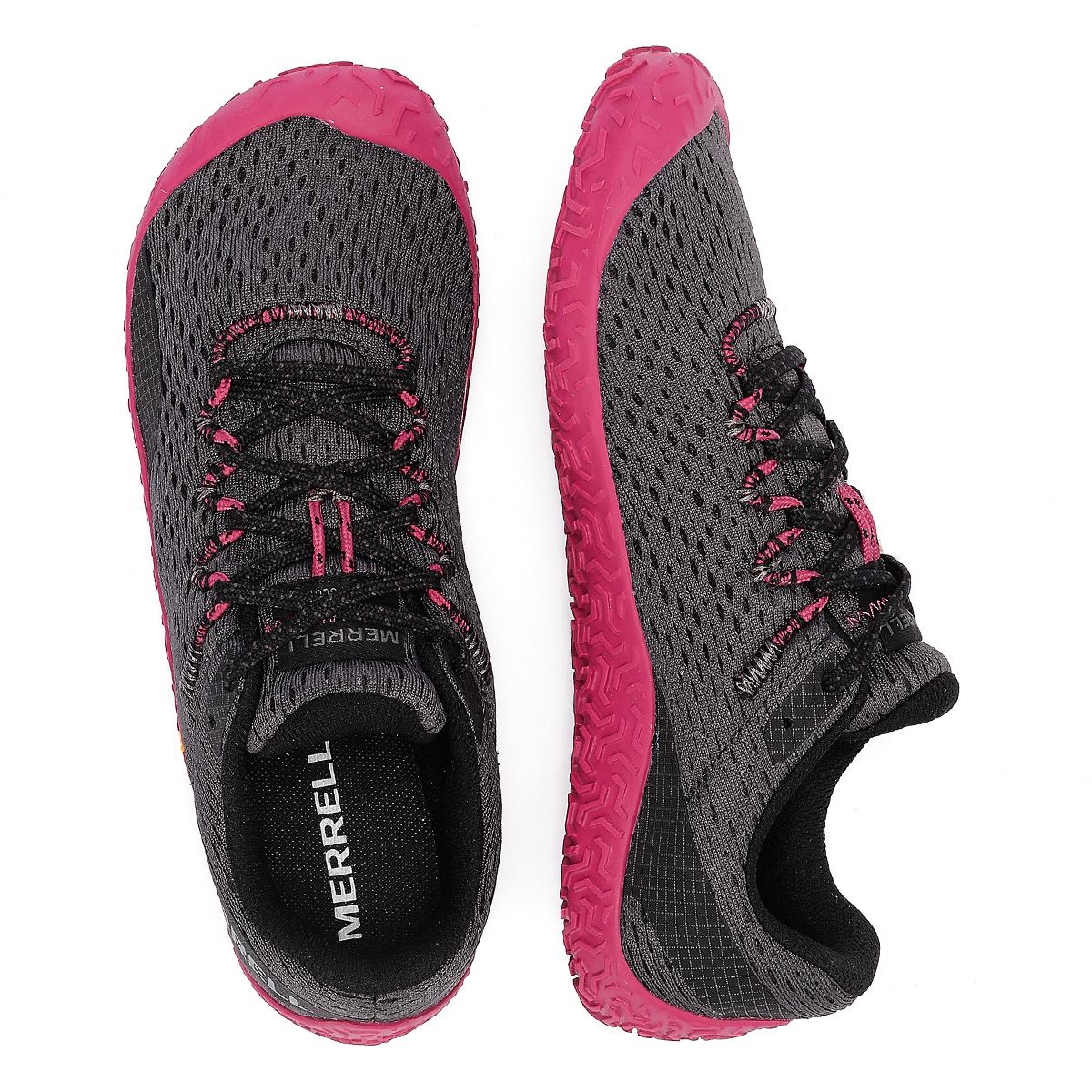 Merrell Vapor Glove 6 Sneakers Femme En Granit/Fuchsia