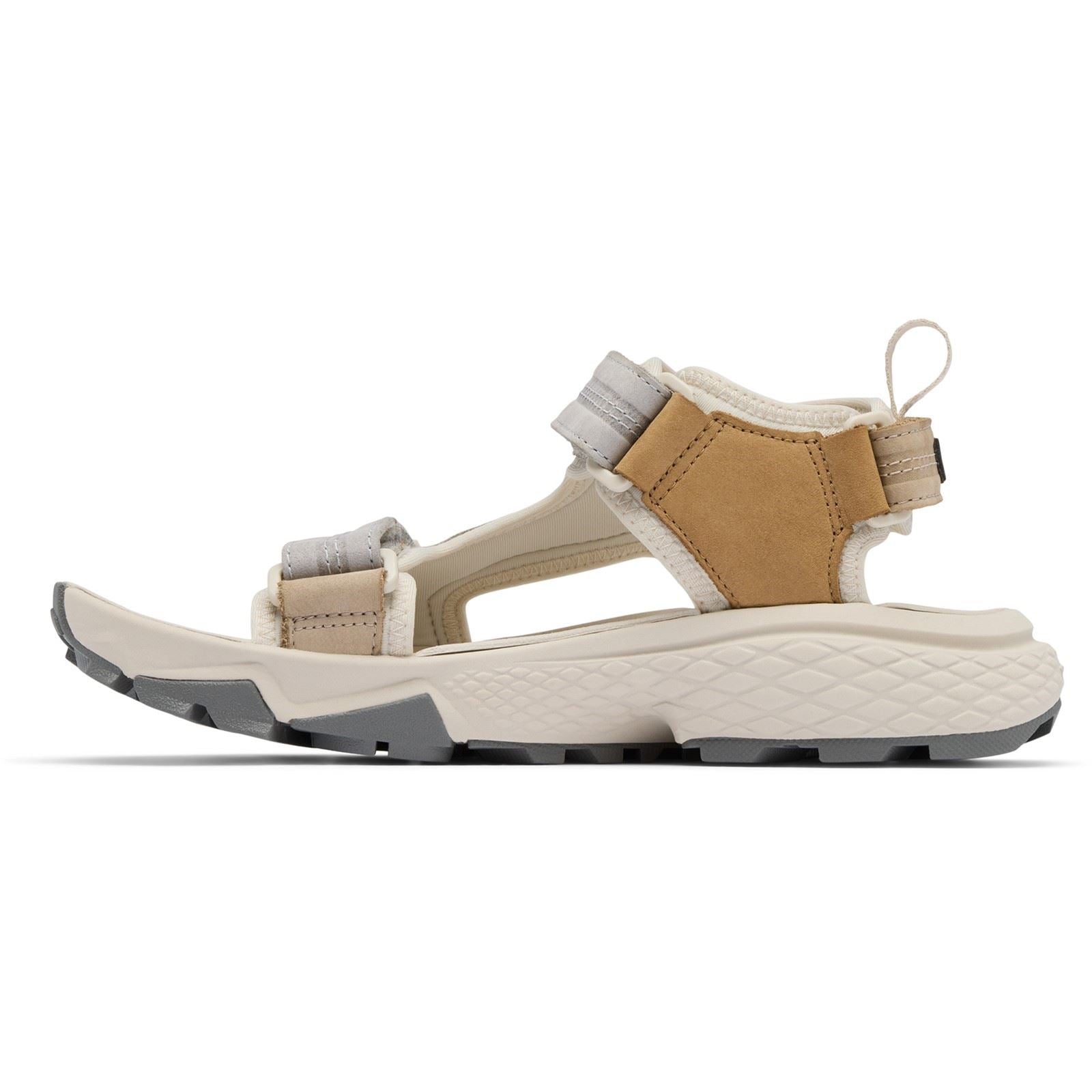 Columbia Peakfreak Rush Sandales En Cuir Pour Femmes En Pierre Sombre/Argile