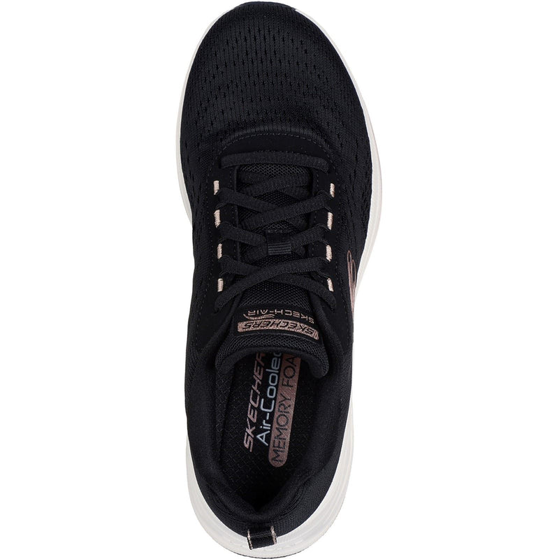 Skechers Skech-Air Meta Neutral Air Baskets Pour Femmes En Synthétique Noir/Or Rose