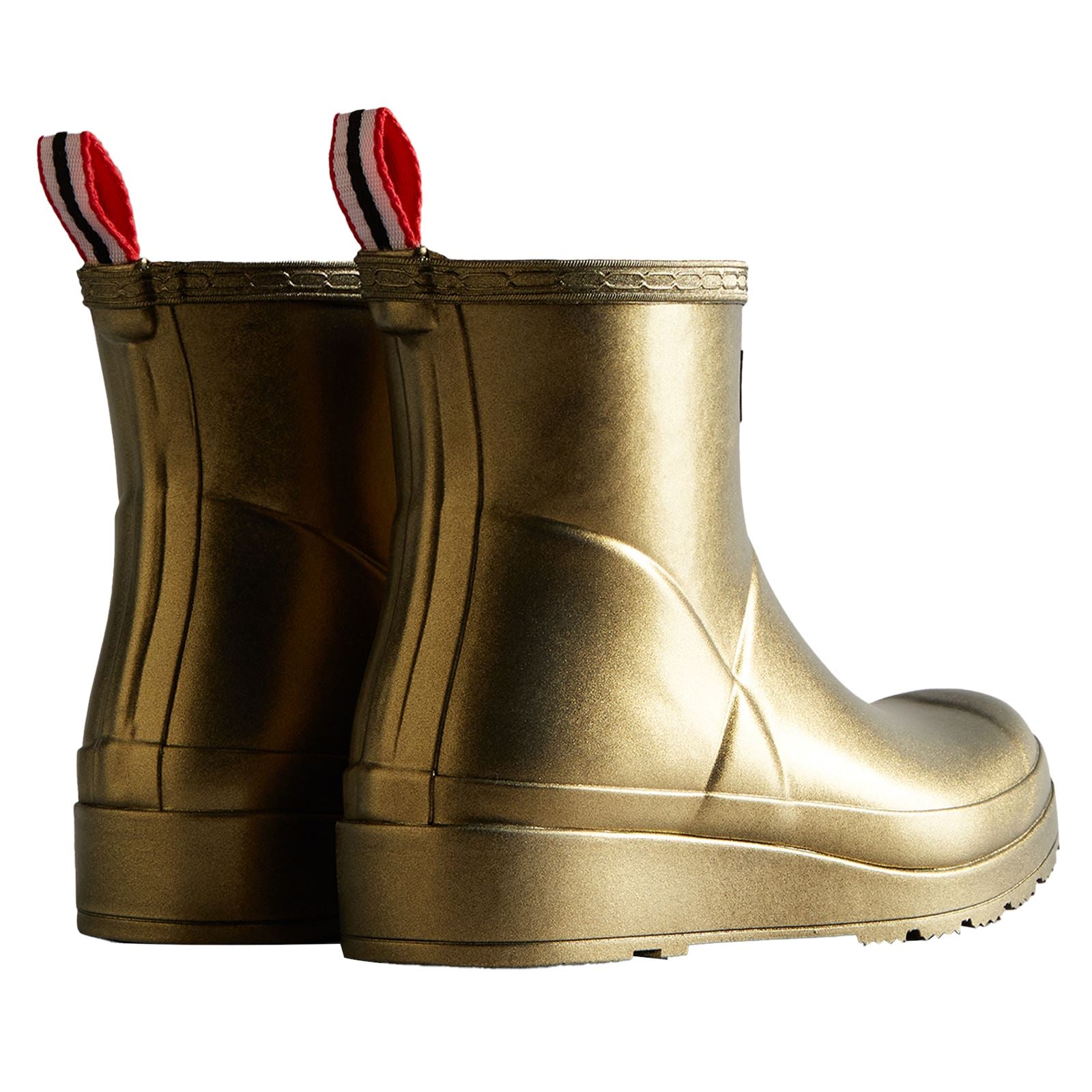 Hunter Nebula Play Bottes De Pluie En Caoutchouc Doré Pour Femmes
