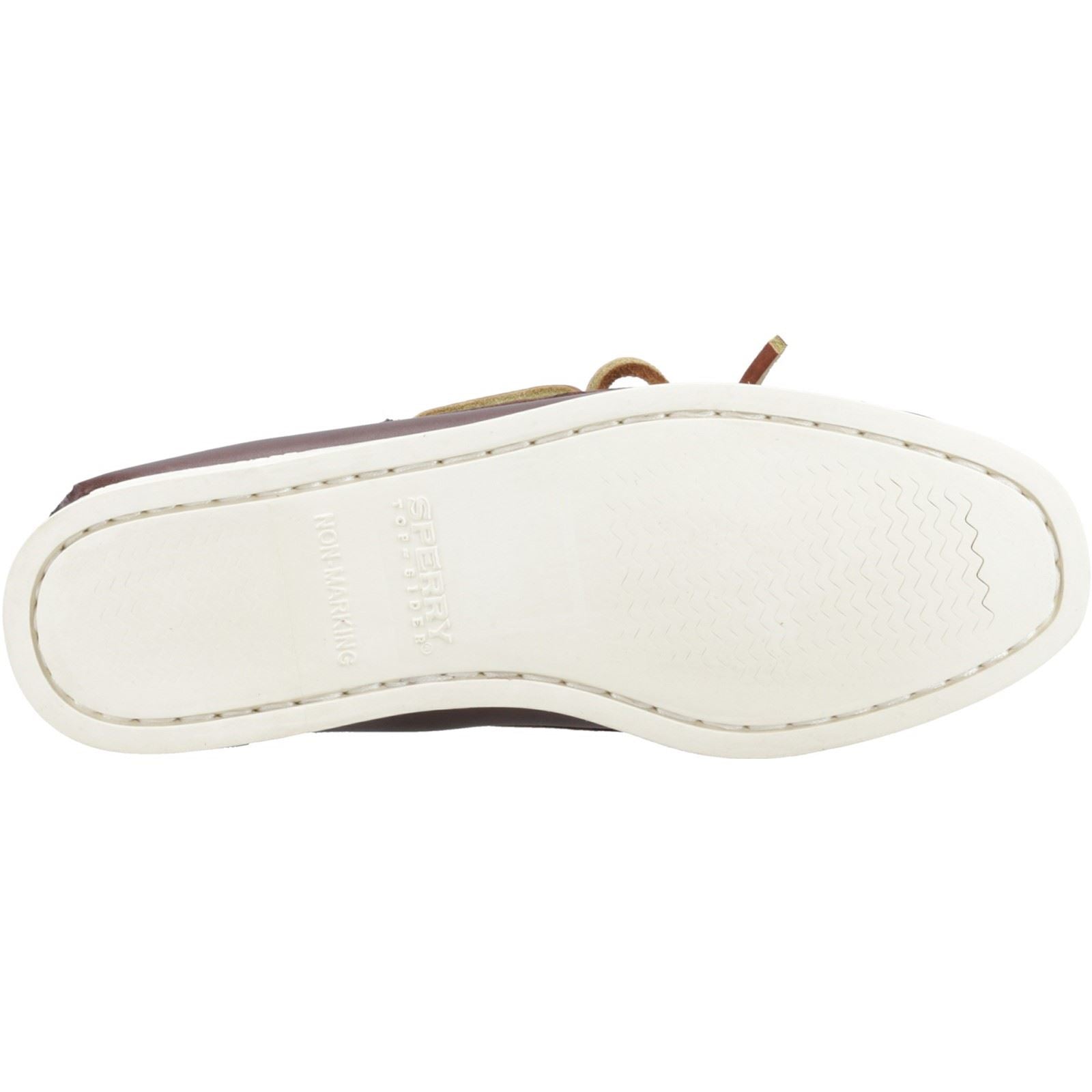 Sperry Authentic 2 Eye Chaussures De Bateau En Cuir Pour Femmes Marron