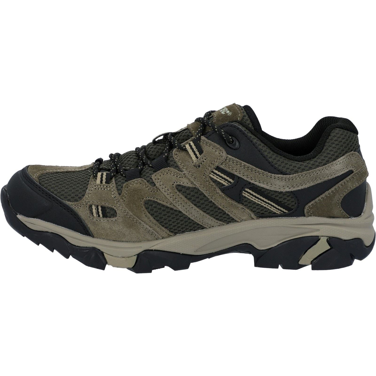 Hi-Tec Apex Lite Low Chaussures De Randonnée Pour Hommes En Polyester Taupe