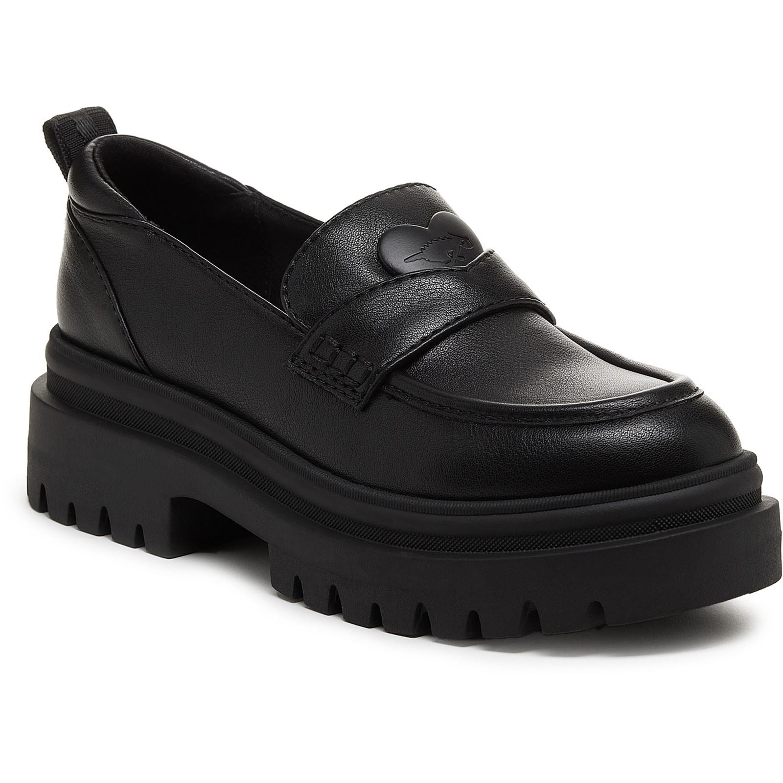 Rocket Dog Dandy Chaussures Plates Pour Femme En Polyuréthane Noir.