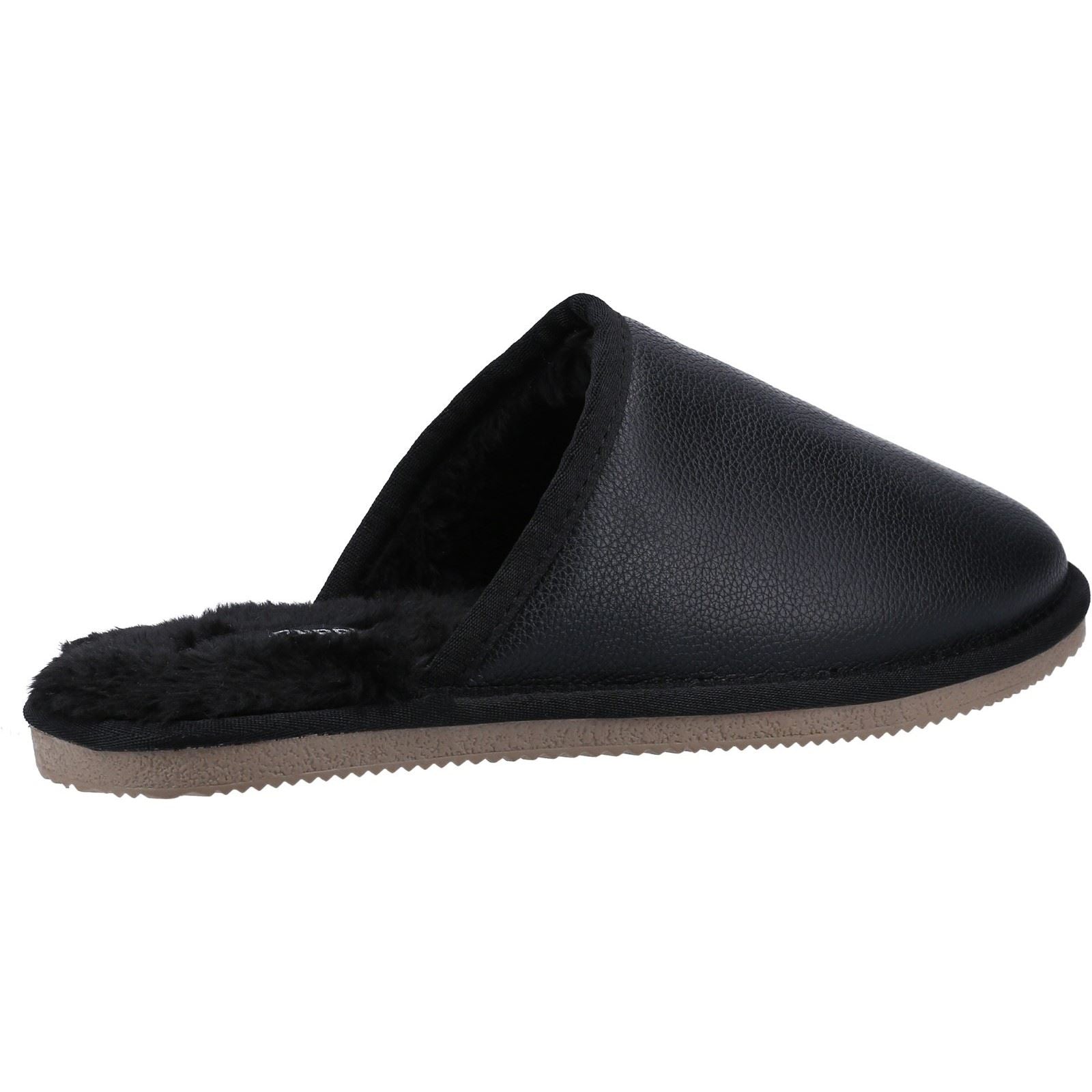Hush Puppies Coady Chaussons Noirs Pour Homme En Daim