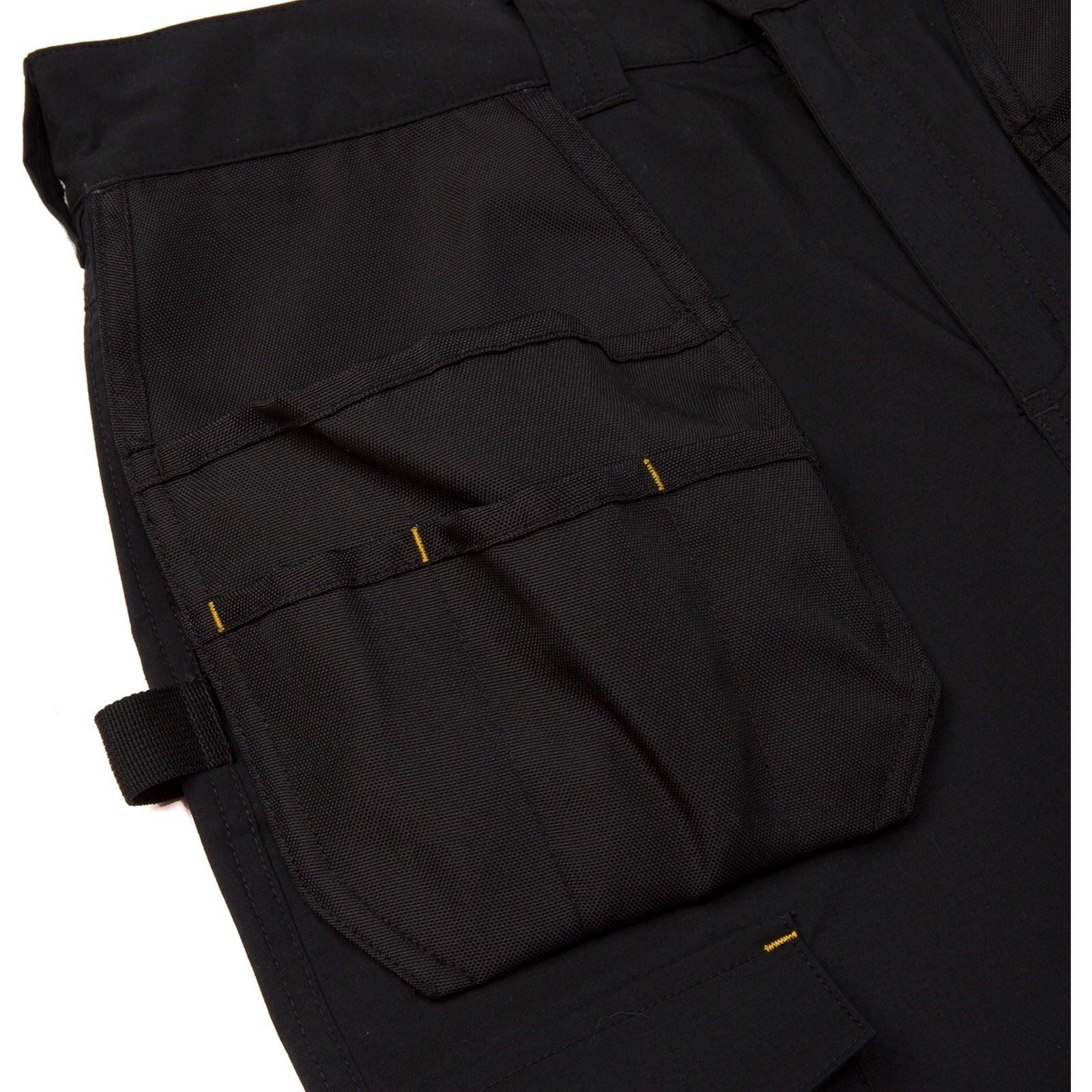 Caterpillar Nexus Holster Stretch Shorts De Travail Noirs En Coton Pour Homme