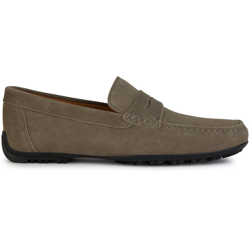 Geox U KOSMOPOLIS + GRIP Chaussures Basses Pour Hommes En Cuir Taupe