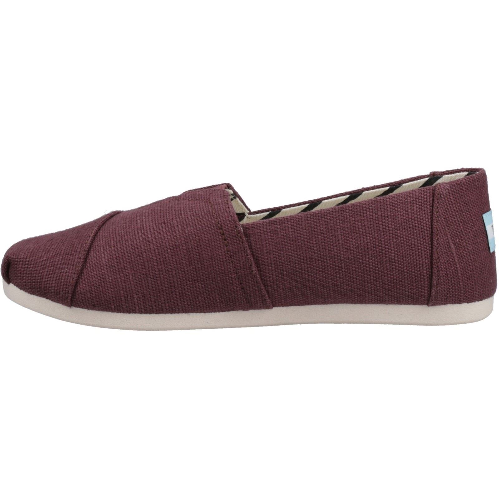 TOMS Alpargata Espadrilles Bordeaux En Jute Pour Femmes