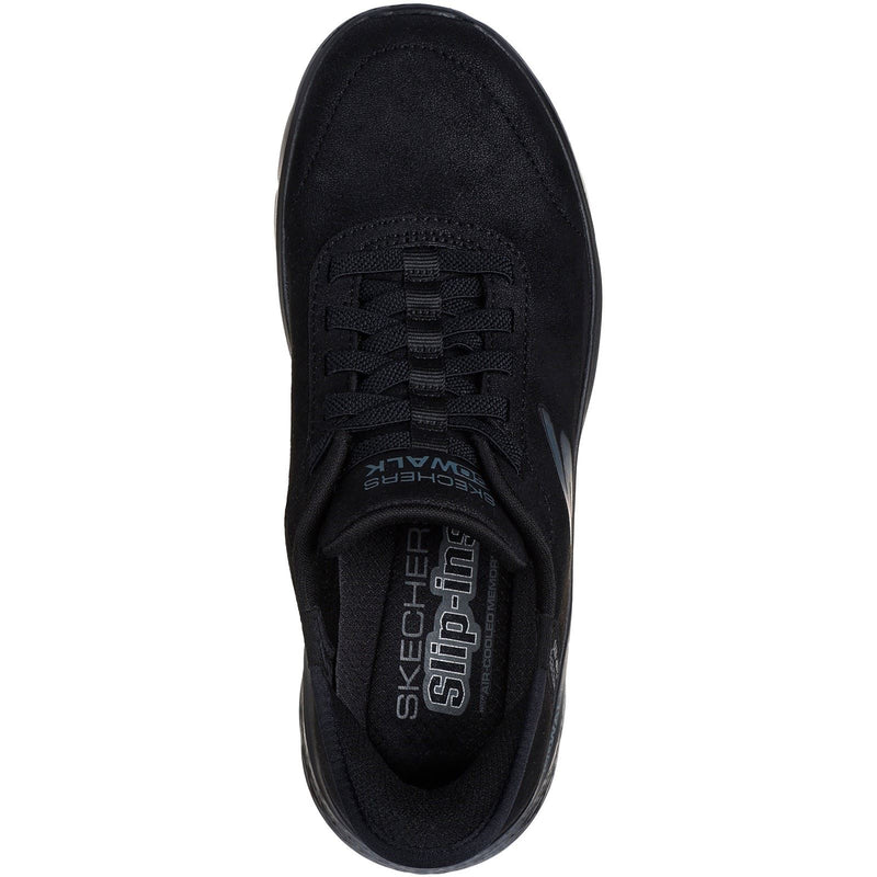 Skechers Go Walk Flex Mali Baskets Noires Pour Femmes En Toile