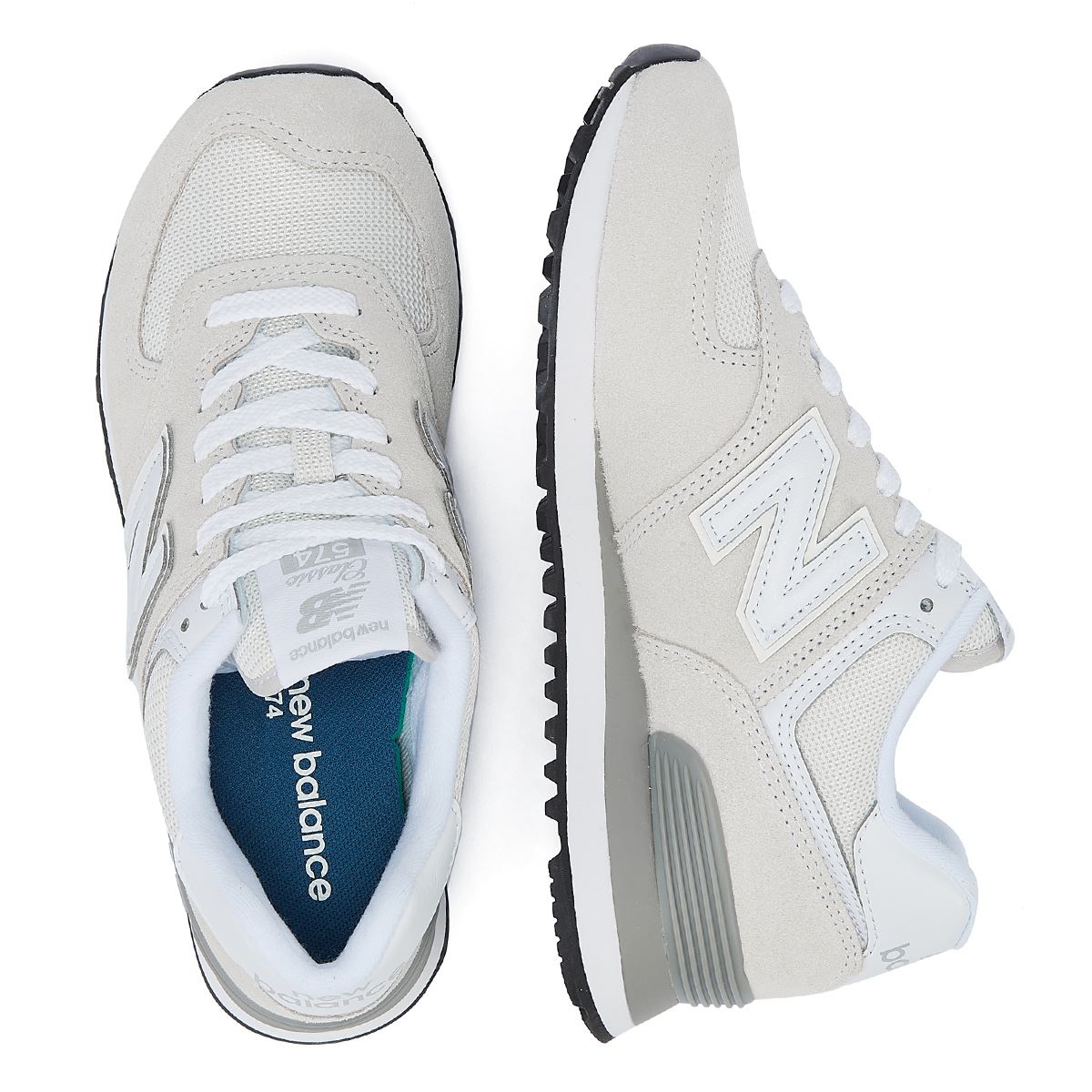New Balance 574 Nuages De Nimbus Baskets Pour Femmes En Gris Clair