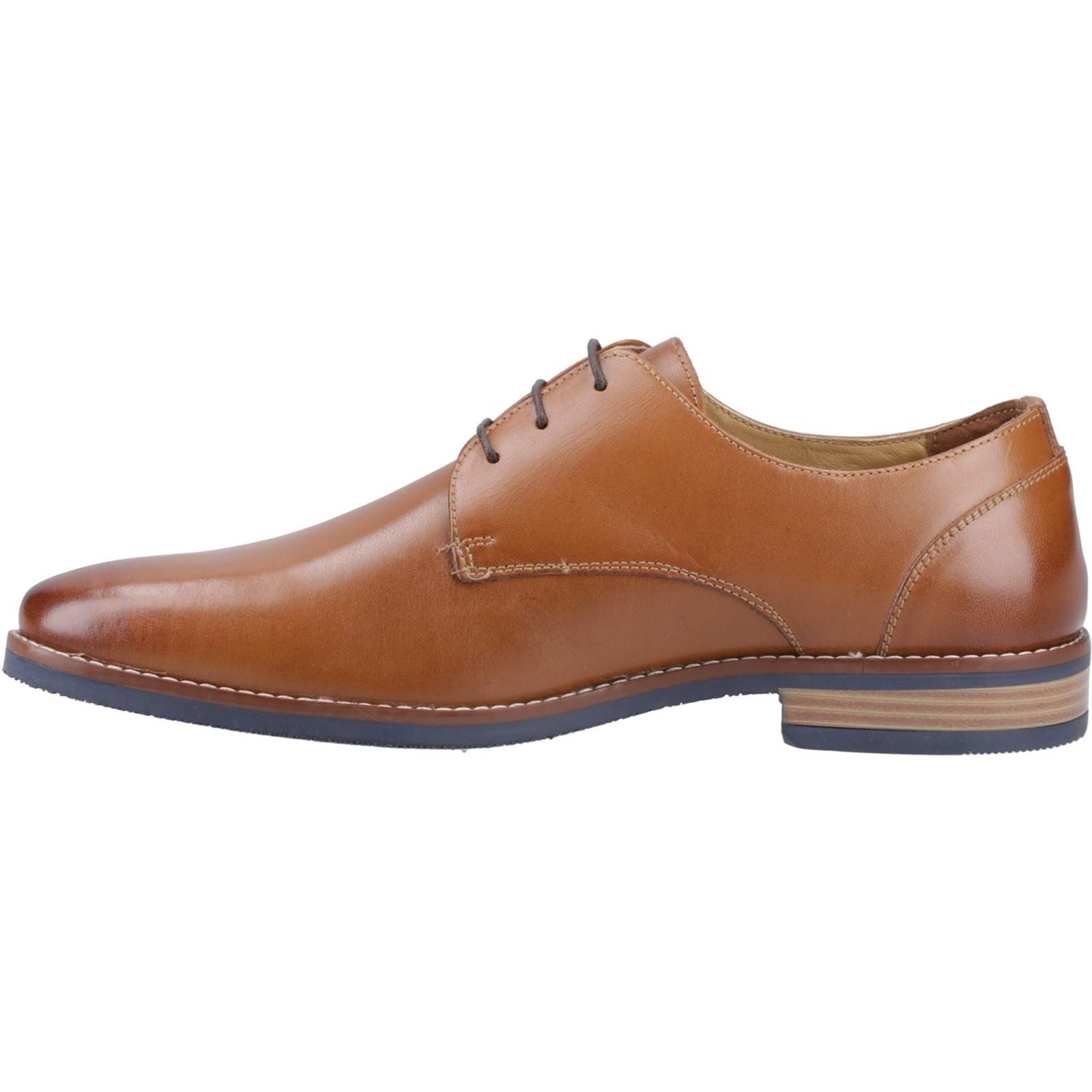 Hush Puppies Mike Chaussures À Lacets En Cuir Pour Homme Couleur Fauve