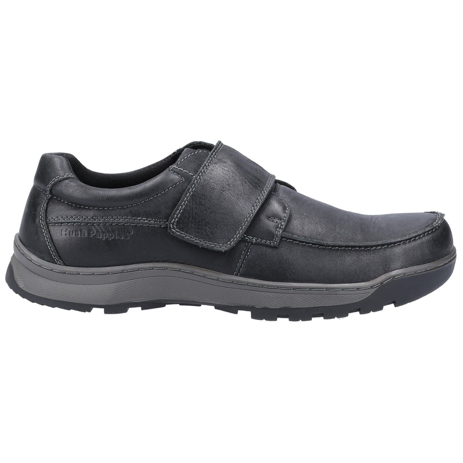 Hush Puppies Casper Mocassins Noirs En Cuir Pour Hommes