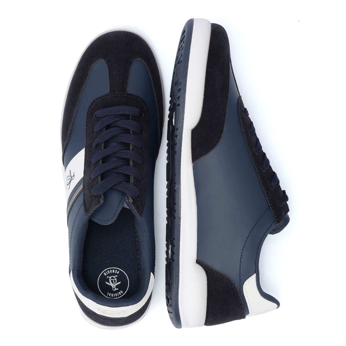 Penguin Gaz Sneakers Bleues Pour Hommes