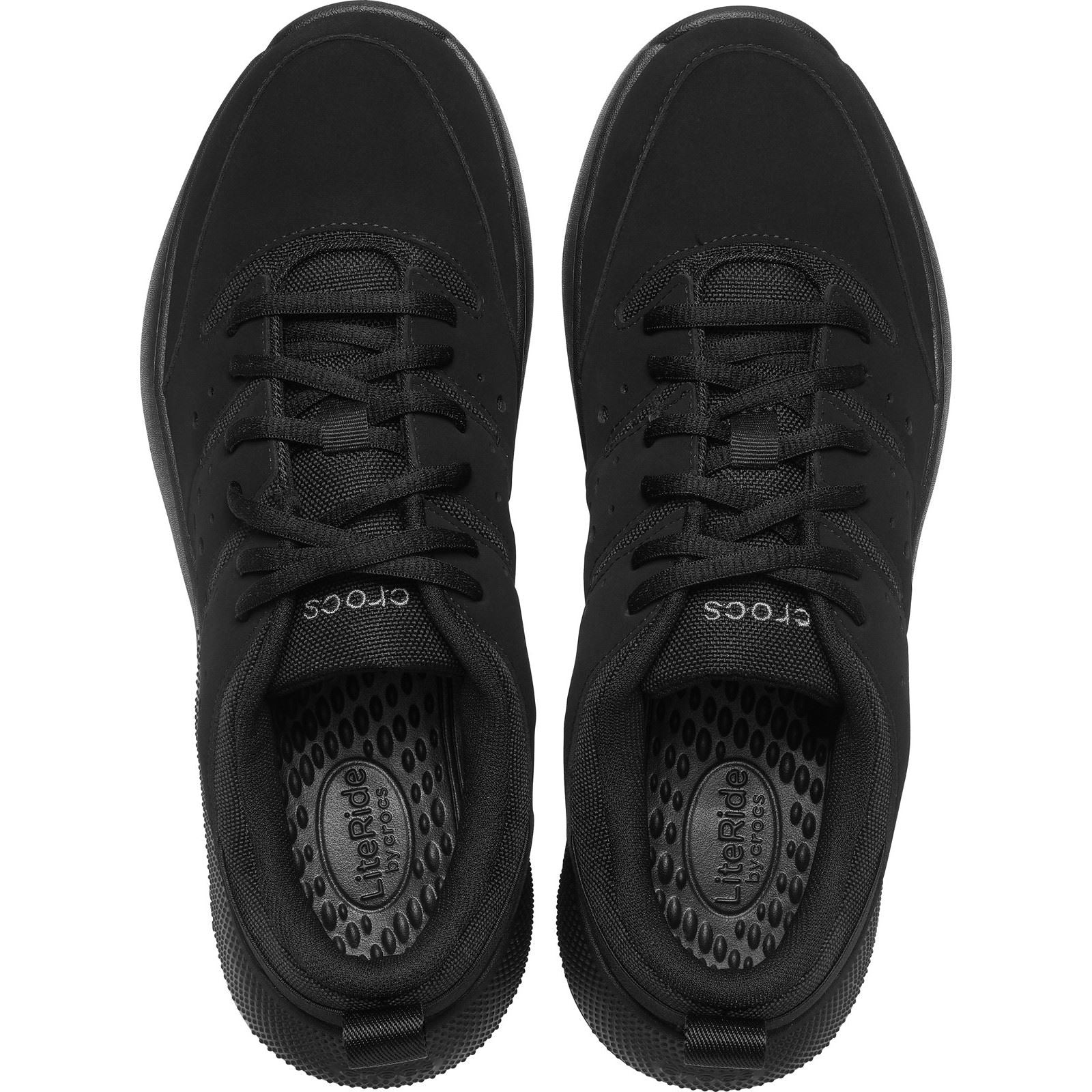 Crocs On the Clock Chaussures De Sport Pour Hommes En Polyuréthane Triple Noir