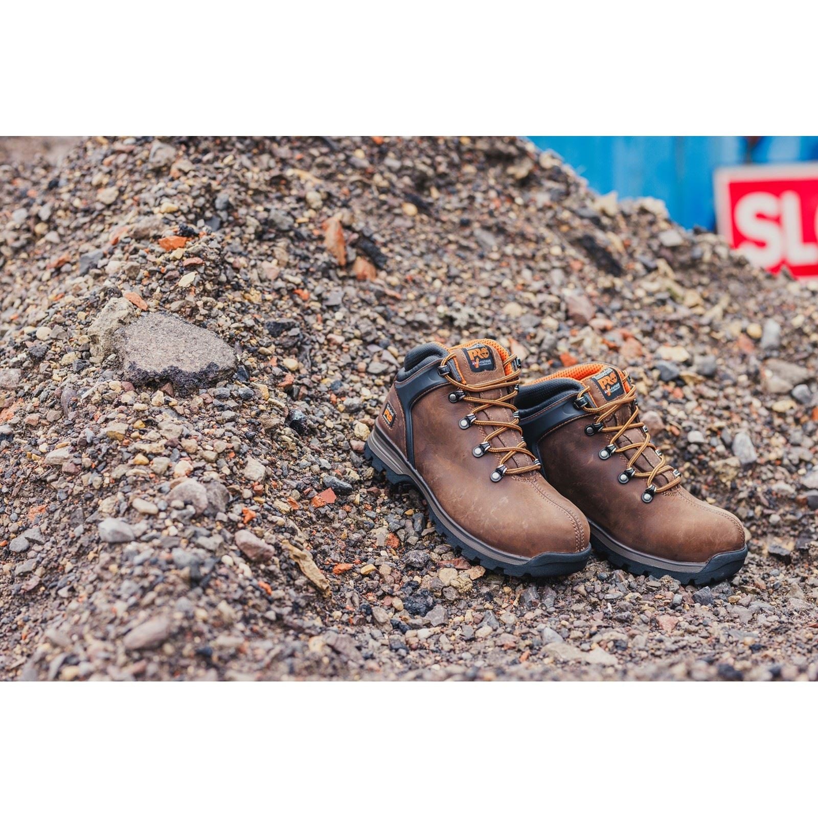 Timberland Pro  Bottes De Sécurité En Cuir Marron Splitrock Ct Xt