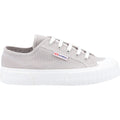 Superga 2630 Stripe Baskets Colomba Pour Femmes En Coton 100% Gris