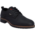 Hunter Jura Chaussures En Cuir Noir À Lacets Pour Hommes