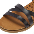 Blowfish Malibu Maylie Womens Black Dyecut Sandals