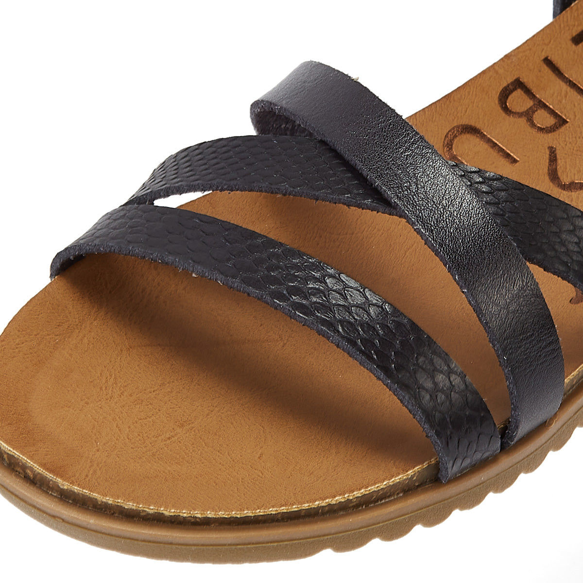 Blowfish Malibu Maylie Womens Black Dyecut Sandals