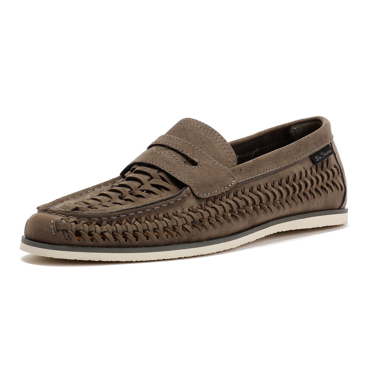 Ben Sherman Miami Mocassins Gris Pour Hommes