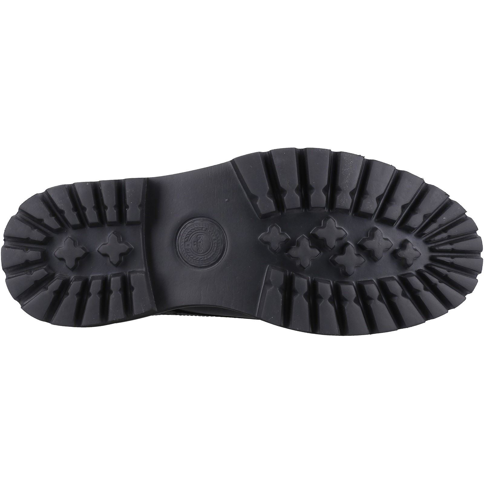 Base London Wick Chaussures En Cuir Noir À Lacets Pour Hommes