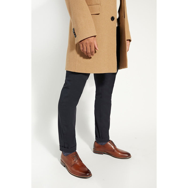 Dune Stanley Chaussures À Lacets En Cuir Pour Homme Couleur Fauve