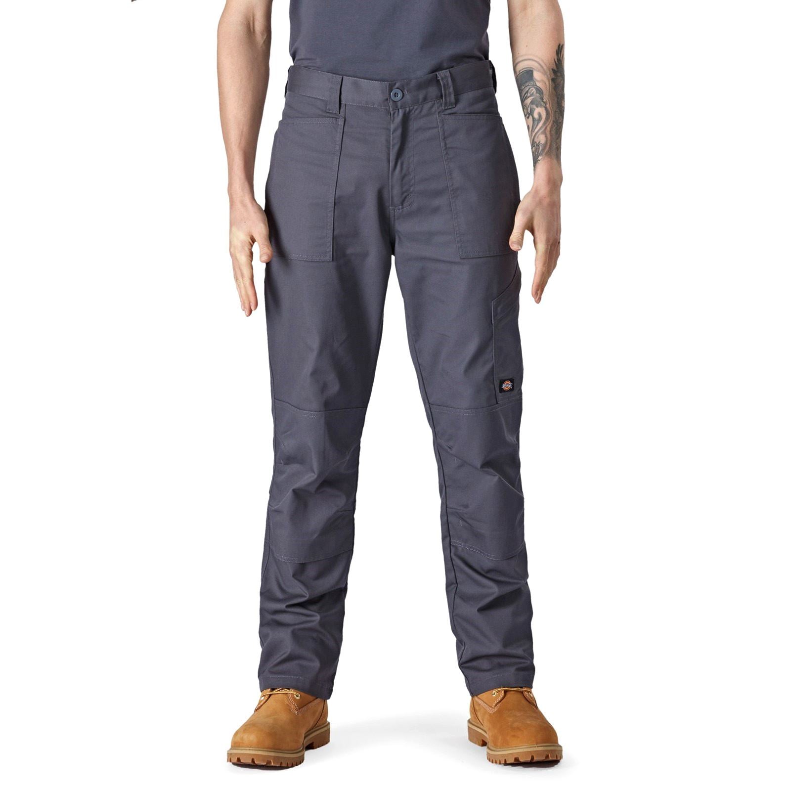 Dickies Action Flex Pantalons D'extérieur Pour Hommes En Polyester Gris