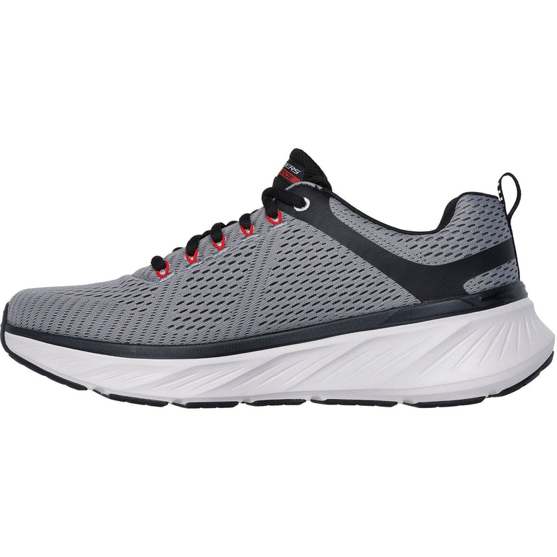 Skechers Relaxed Fit Edgeride Contention Sneakers Pour Hommes En Polyester Gris Anthracite/Noir