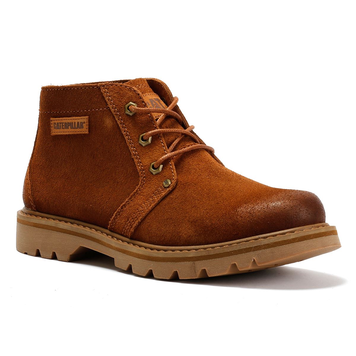 Caterpillar Grader Chukka Bottes Brunes Pour Hommes En Suède