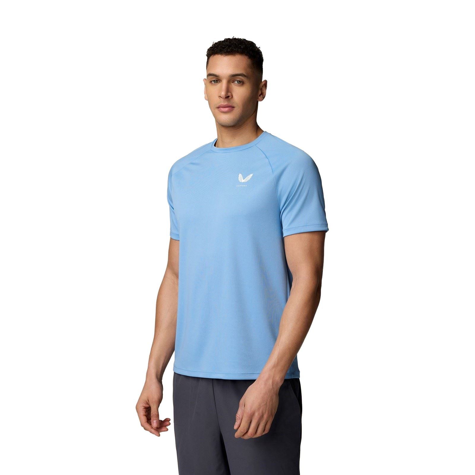 Castore Adapt Training T-Shirt T-Shirts De Sport Pour Hommes En Polyester Bleu