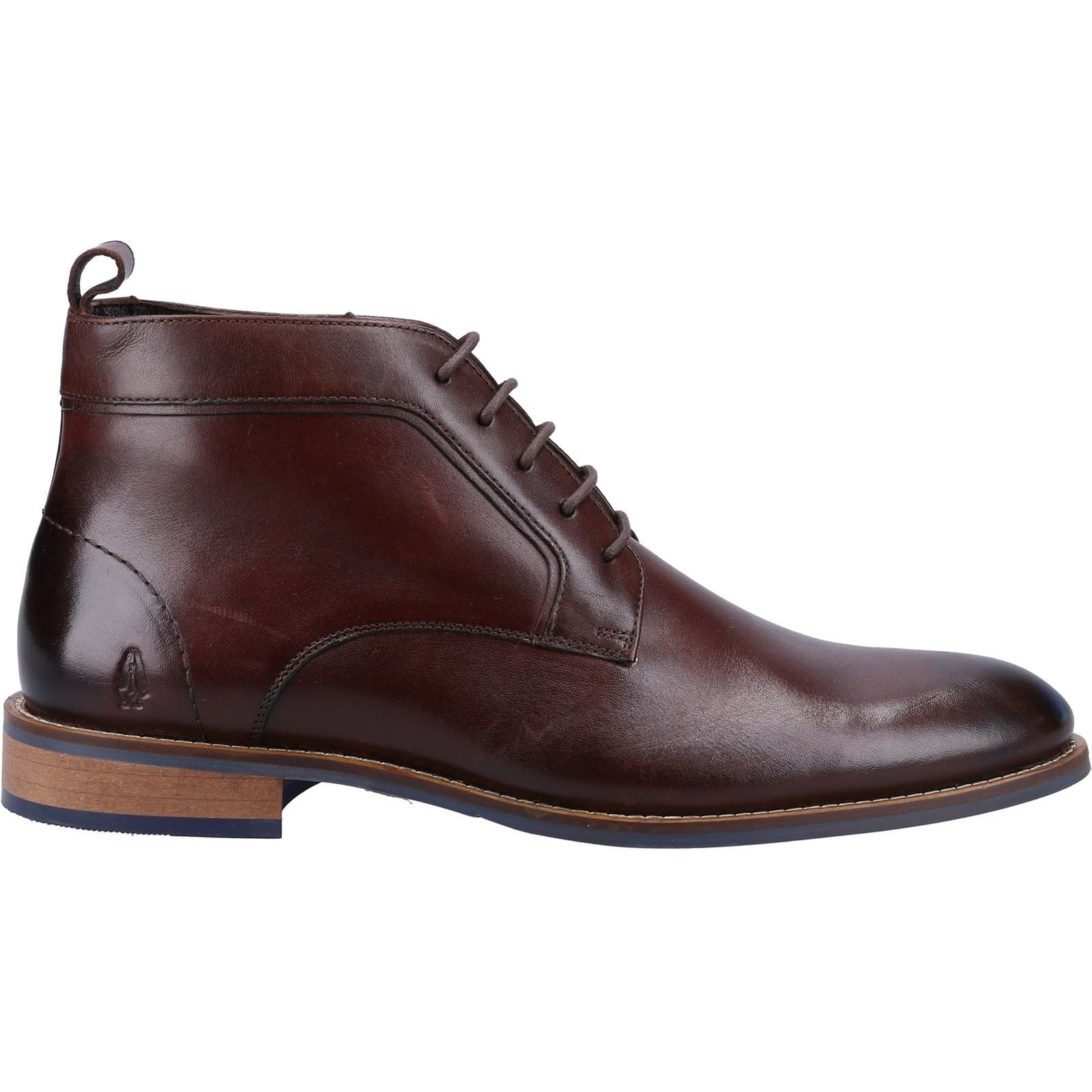 Hush Puppies Declan Lace Bottes En Cuir Marron Pour Homme