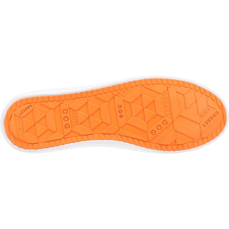 Rocket Dog Chow Chow Sneakers Blancs En Coton Pour Femmes